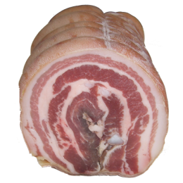 Lard roulé sec en morceau