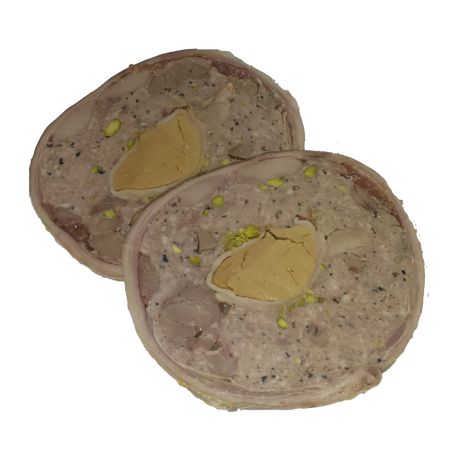Ballotine de porcelet farcie au foie gras Ballotine de porcelet farcie au foie gras