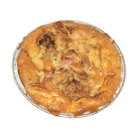 Quiche au jambon et oignon grande * Quiche au jambon et oignon grande *