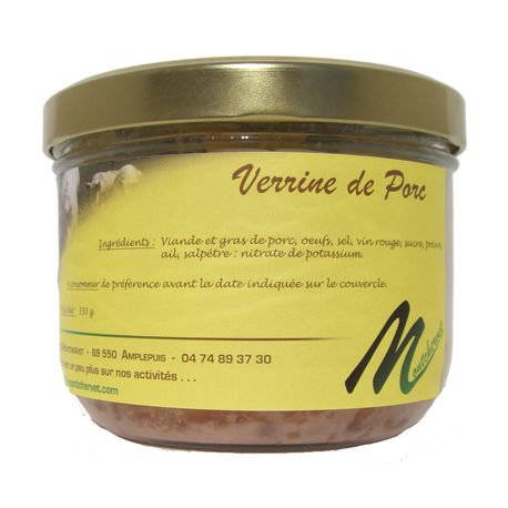 Verrine de porc 350g Verrine de porc 350g