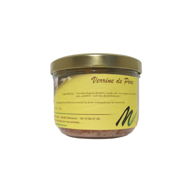 Verrine de porc 350g
