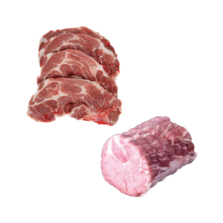 Colis de porc rôtis / grillade 10 Kg Colis de porc rôtis / grillade 10 Kg