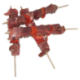 Brochettes abat de porc