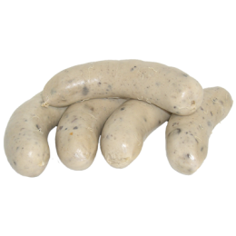 Boudin blanc de porc aux cèpes