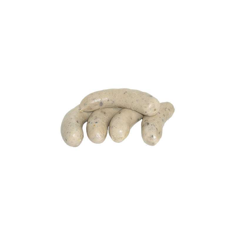 Boudin blanc de porc aux cèpes