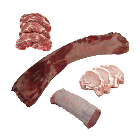 Longe entière découpée