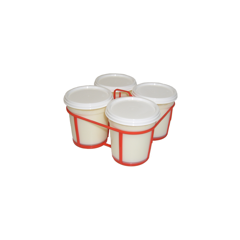 Yaourt fermier nature entier x4