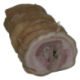 Lard roulé cuit
