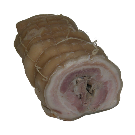 Lard roulé cuit Lard roulé cuit