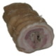 Lard roulé cuit