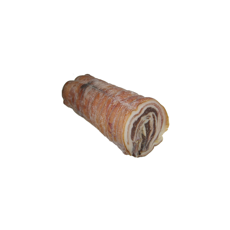 Lard roulé sec en morceau fumé
