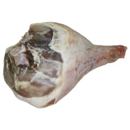 Jambon salé entier avec os